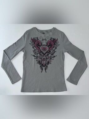 FRZ Winged Heart Thermal Long Sleeve Shirt